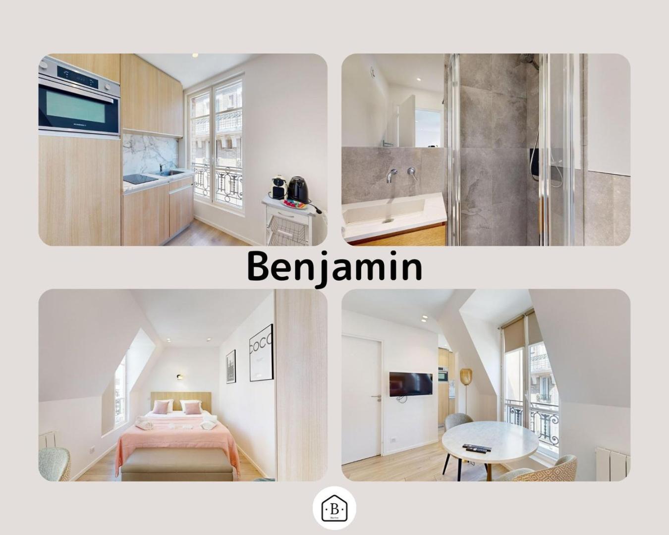 162 Suite Benjamin - Superbe Appartement A París Exterior foto